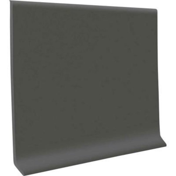 Roppe Vinyl Wall Base 4in x 48in Charcoal 40C53P123